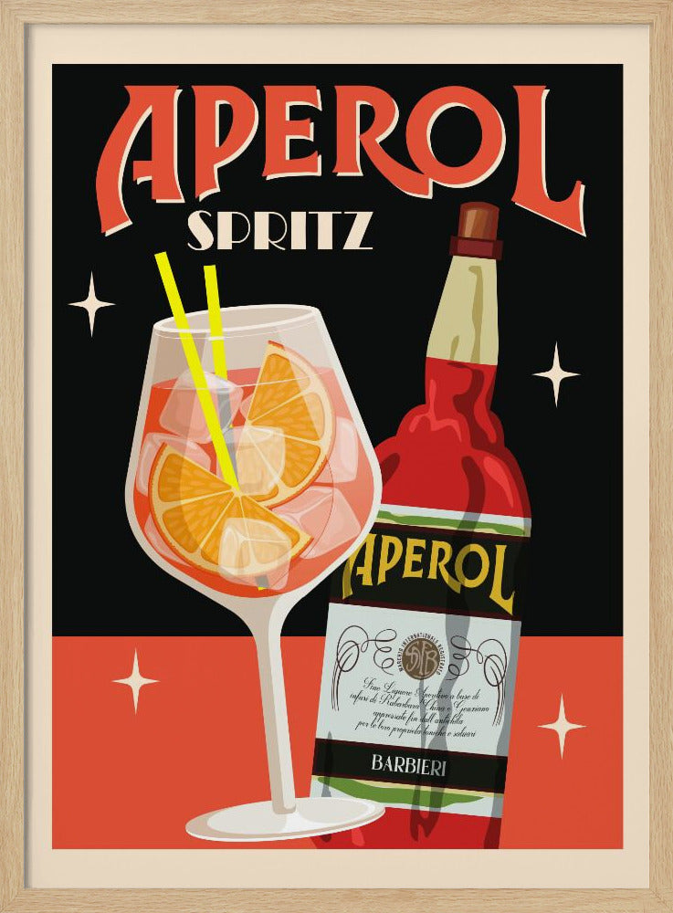 Aperol Spritz_Schwarz | Poster