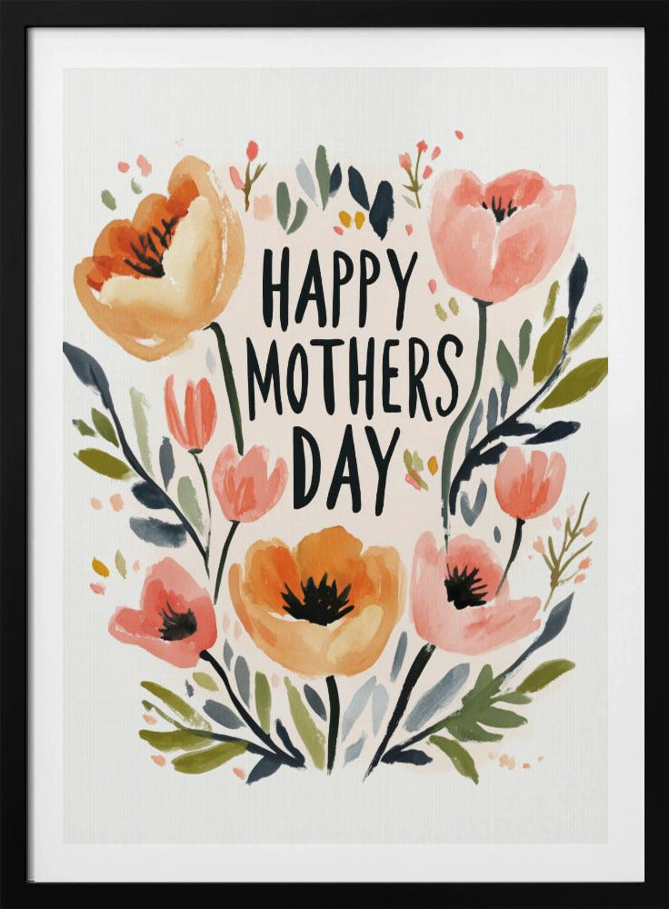 Florale Mutterumarmung | Poster