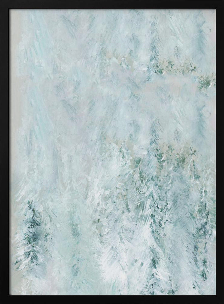 Winterweißer Wald Szene 1 | Poster