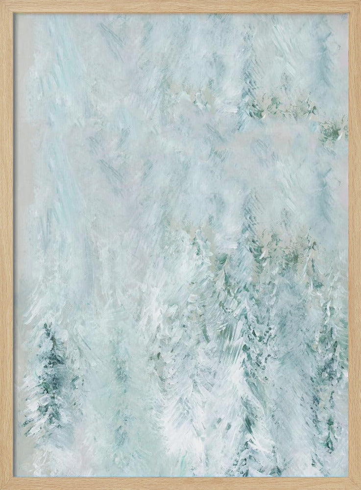 Winterweißer Wald Szene 1 | Poster