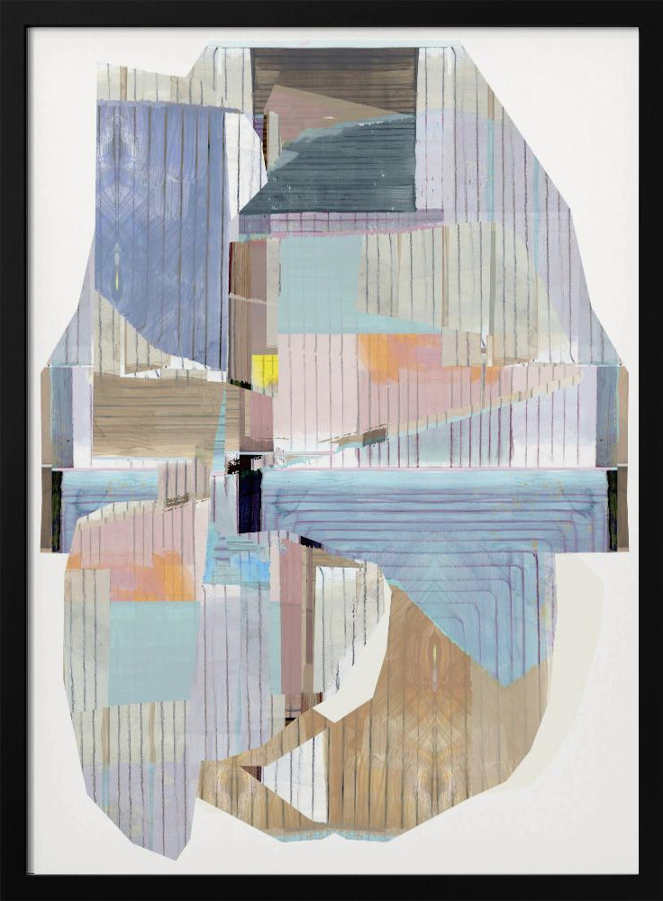 Mehrstreifen-Collage Nr. 1 | Poster