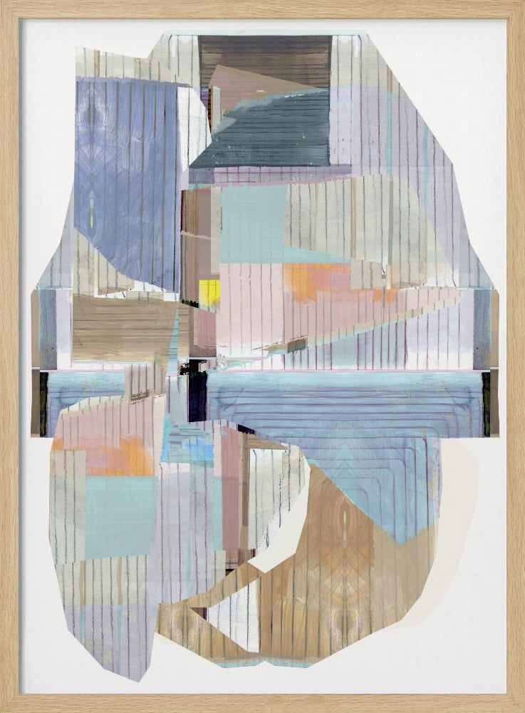 Mehrstreifen-Collage Nr. 1 | Poster