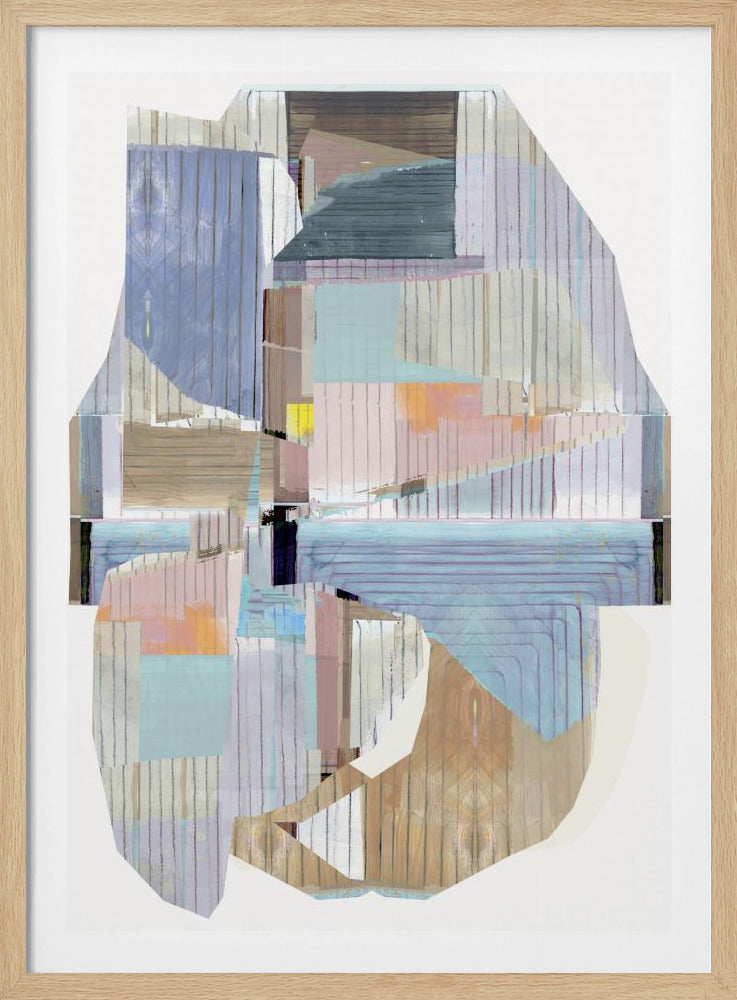 Mehrstreifen-Collage Nr. 1 | Poster