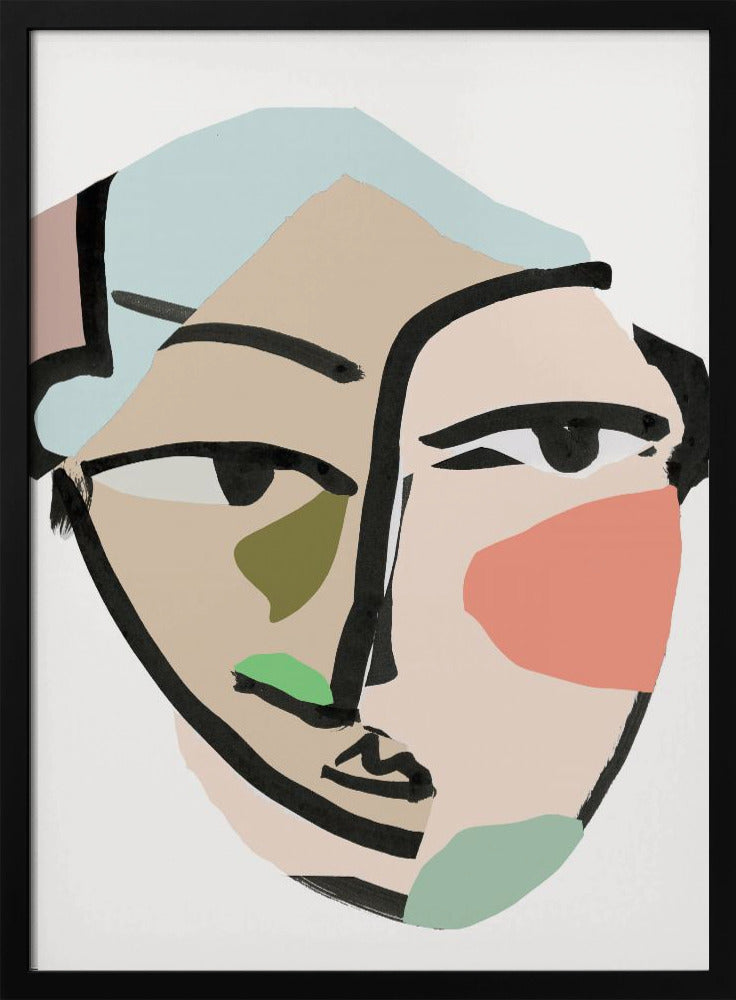 Visage No2 Kunstdruck | Poster