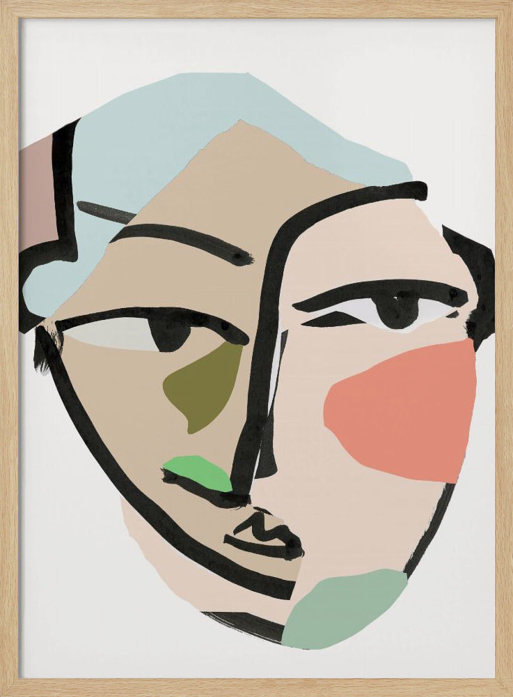Visage No2 Kunstdruck | Poster