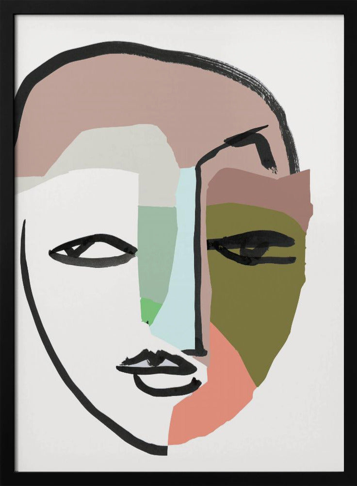 Visage Nr. 1 Kunstdruck | Poster