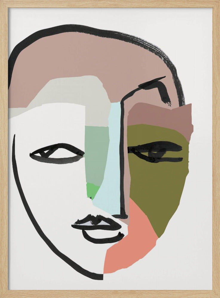 Visage Nr. 1 Kunstdruck | Poster