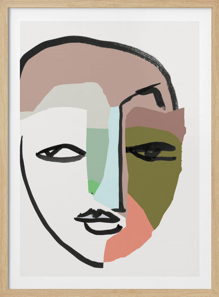 Visage Nr. 1 Kunstdruck | Poster