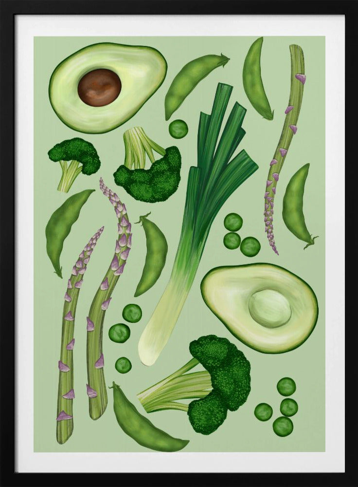 Grünes Gemüse | Poster