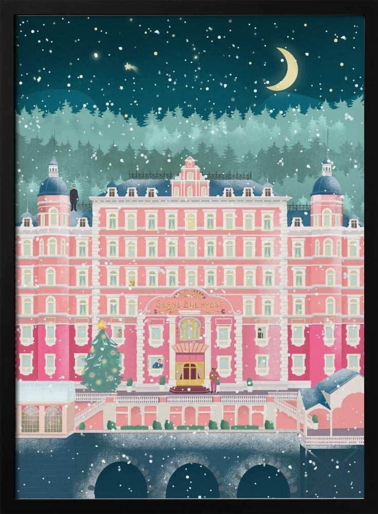 Urlaub im Grand Budapest Hotel | Poster