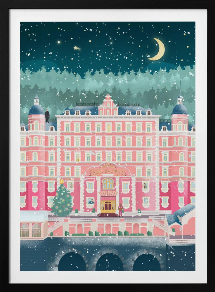 Urlaub im Grand Budapest Hotel | Poster