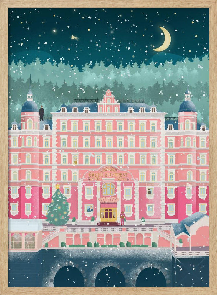 Urlaub im Grand Budapest Hotel | Poster