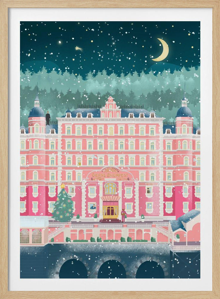 Urlaub im Grand Budapest Hotel | Poster