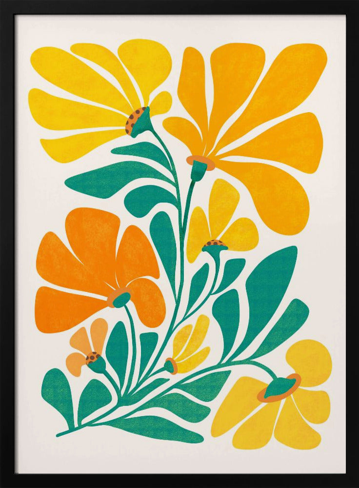 Königliche Sonnenblumen | Poster
