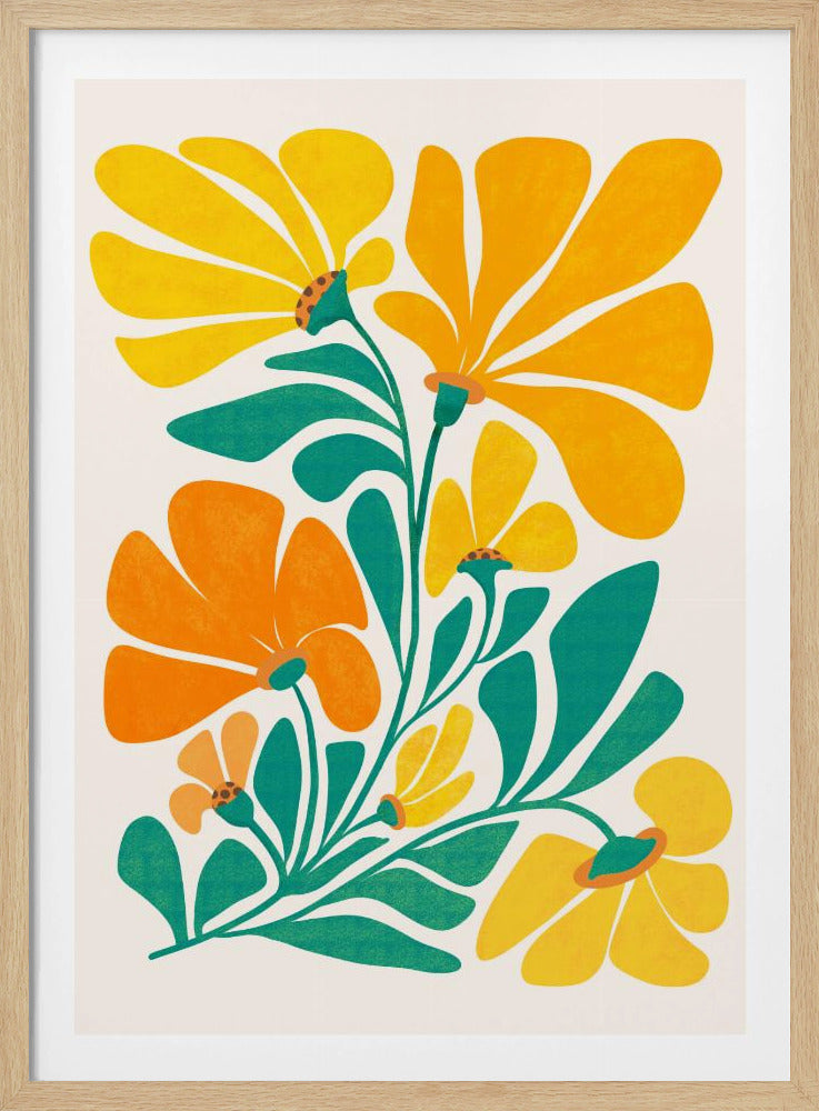 Königliche Sonnenblumen | Poster
