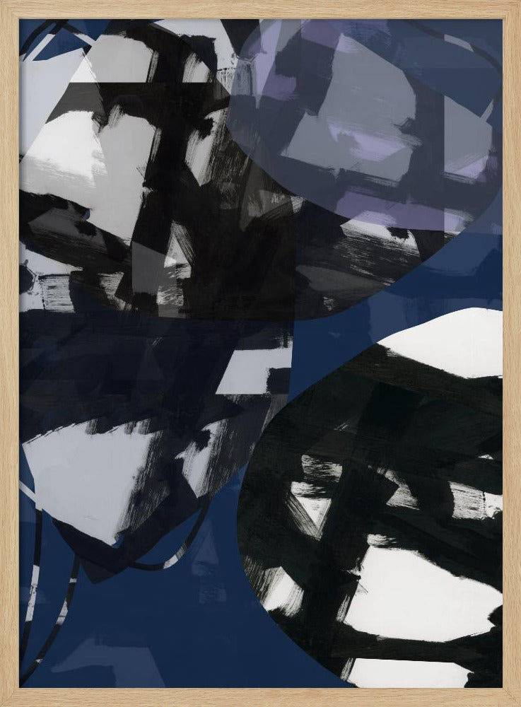 Dunkelblaue Schönheit Nr. 3 | Poster