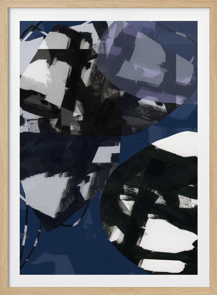 Dunkelblaue Schönheit Nr. 3 | Poster