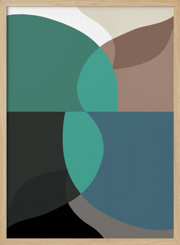 Abstrakte Formen Kunstdruck Nr. 2 | Poster