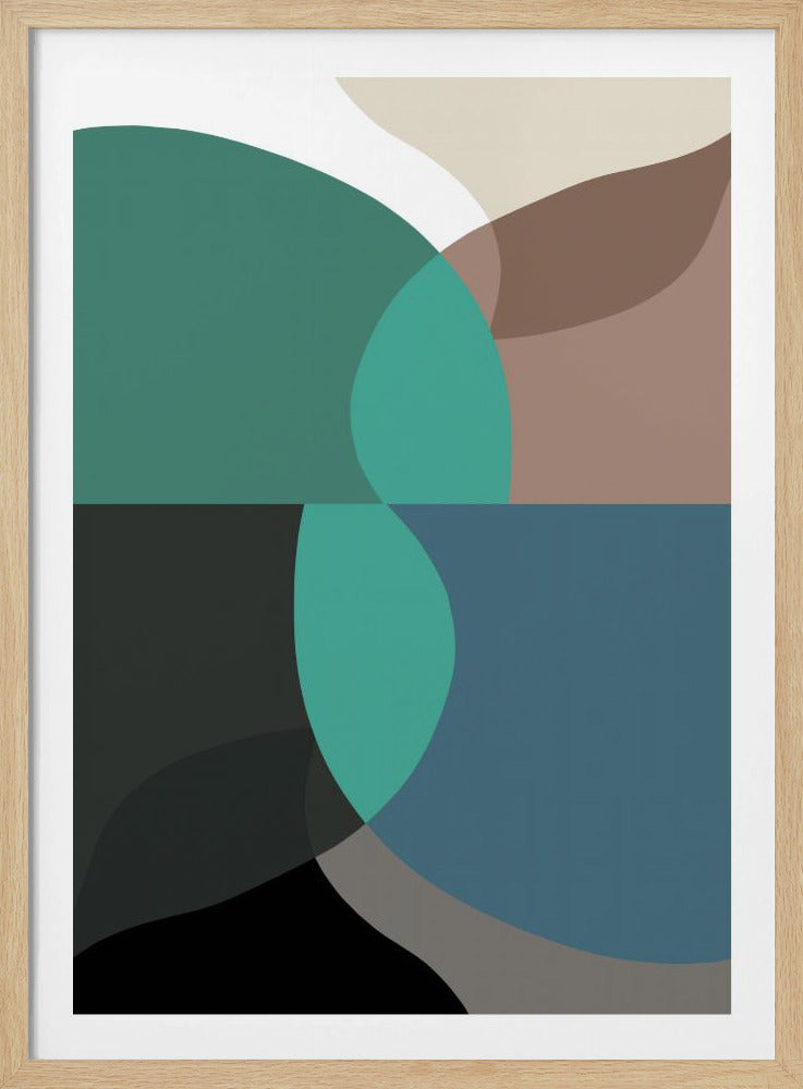 Abstrakte Formen Kunstdruck Nr. 2 | Poster