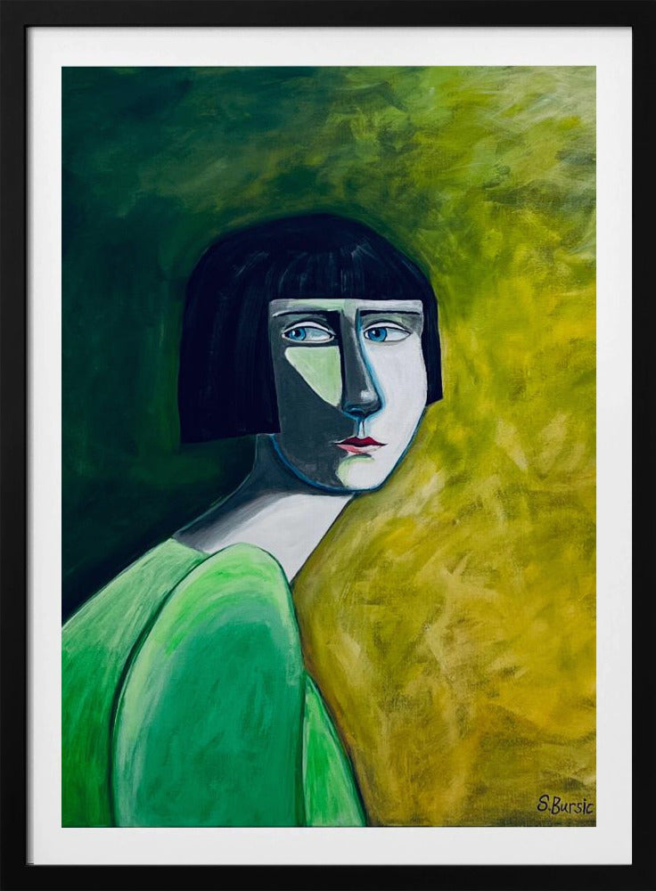 Die Frau blickt zurück | Poster
