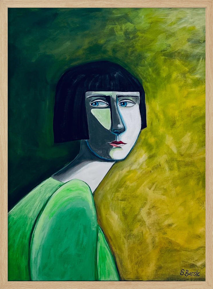 Die Frau blickt zurück | Poster