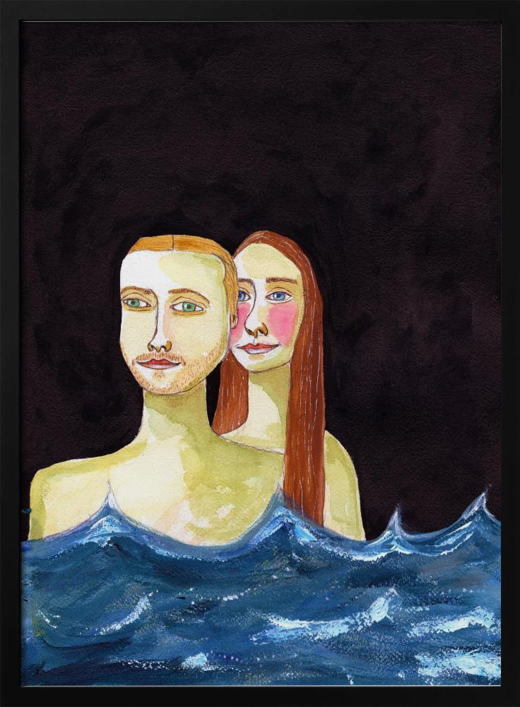 The Swimming Couple | Poster