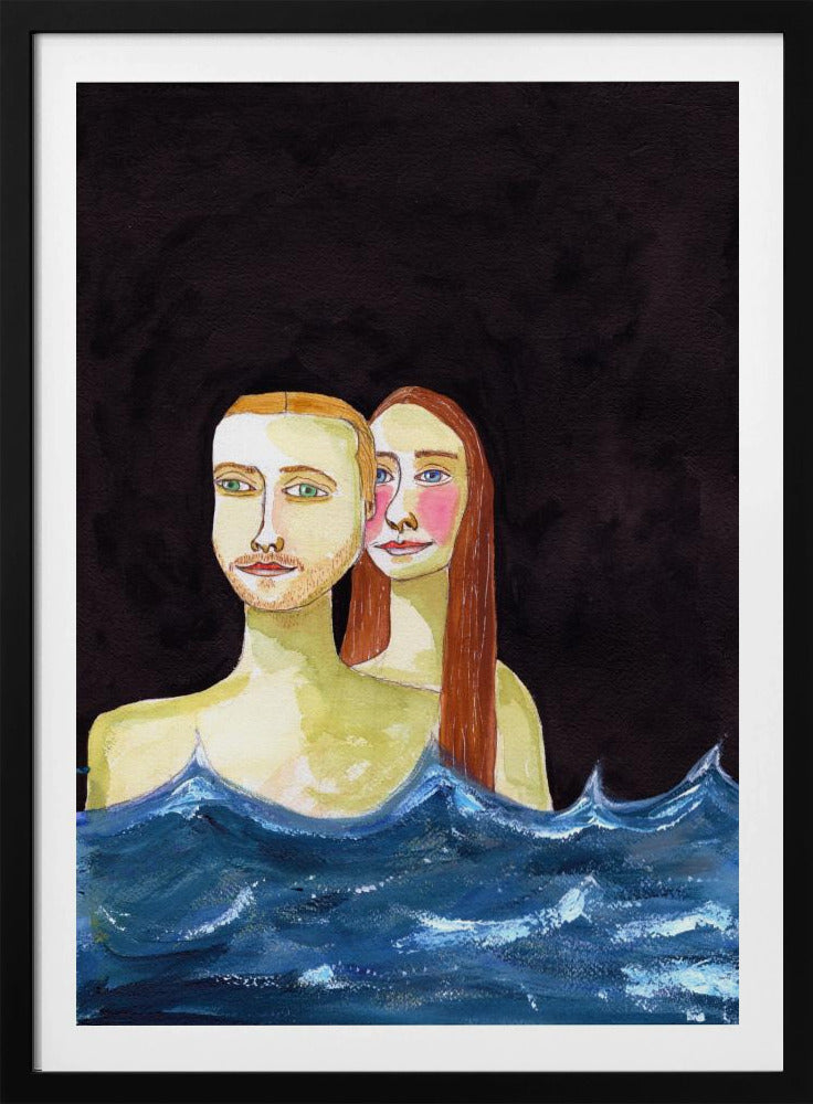 The Swimming Couple | Poster