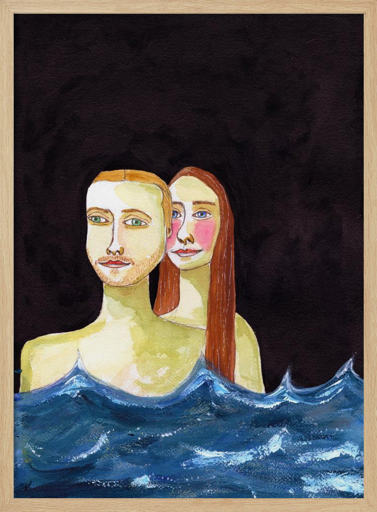 The Swimming Couple | Poster