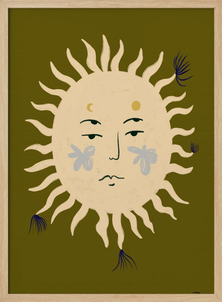 Sun's Serene Face | Poster