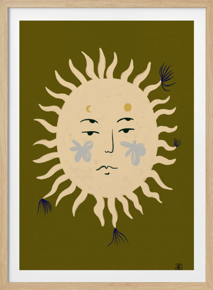 Sun's Serene Face | Poster