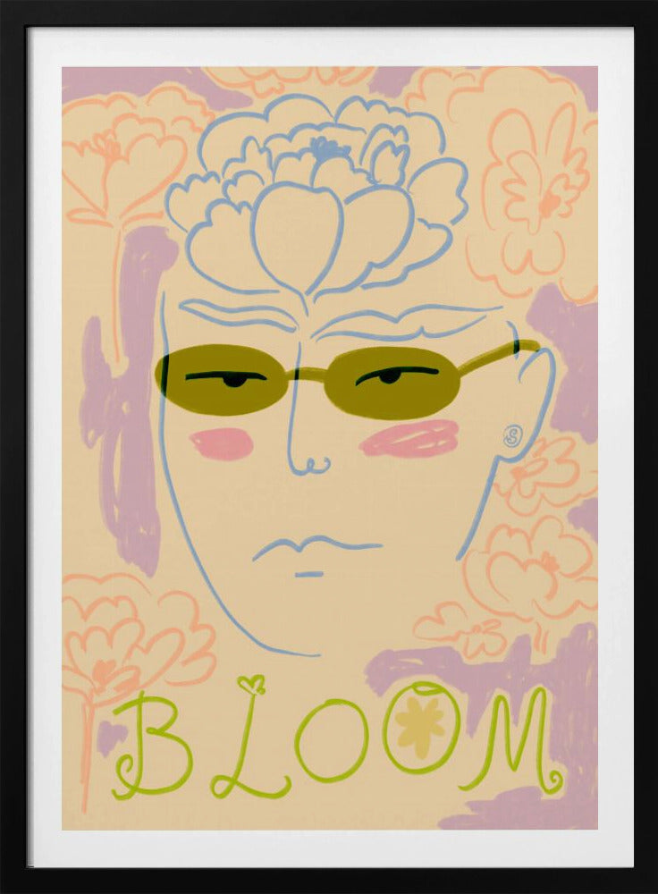 Floral Sunglasses | Poster