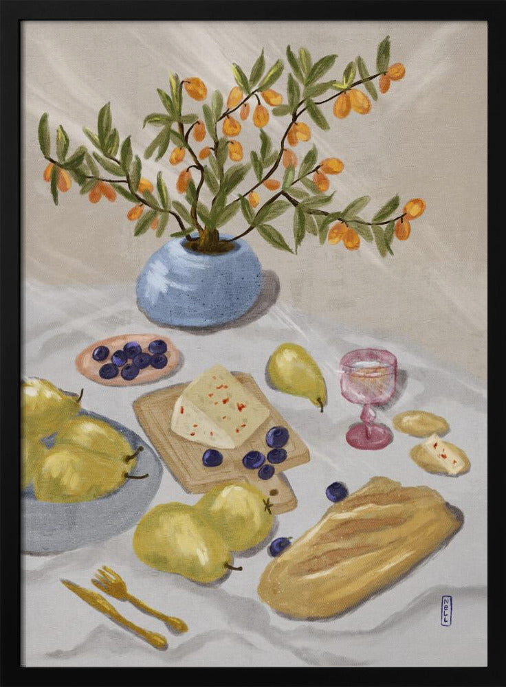 Gin Tonic in der Nachmittagssonne Illustration | Poster