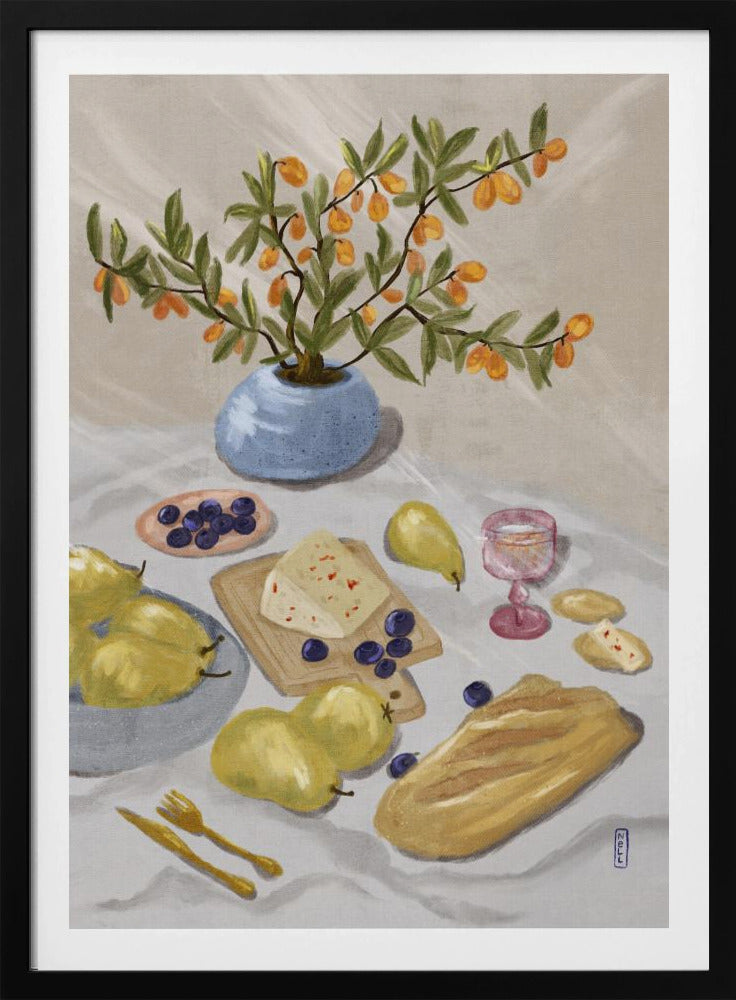 Gin Tonic in der Nachmittagssonne Illustration | Poster