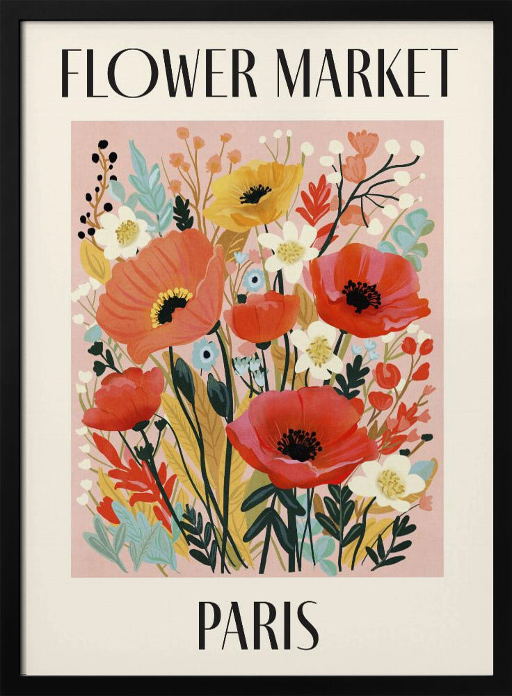 Blumenmarkt Paris Frankreich | Poster