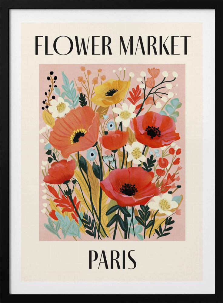 Blumenmarkt Paris Frankreich | Poster