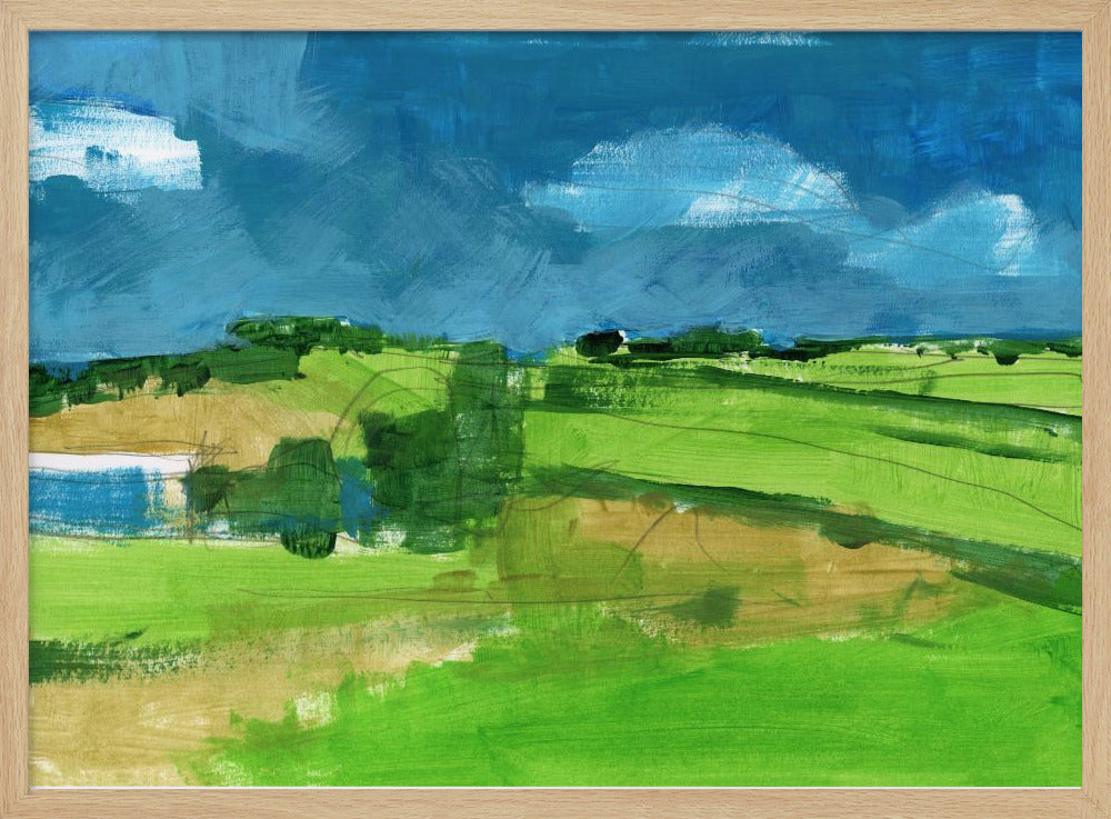 Landlandschaft 4 | Poster