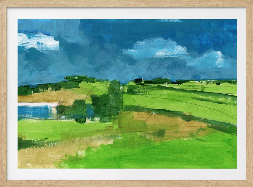 Landlandschaft 4 | Poster