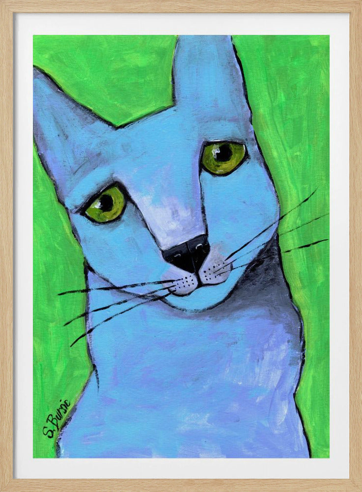 Die große blaue Katze | Poster