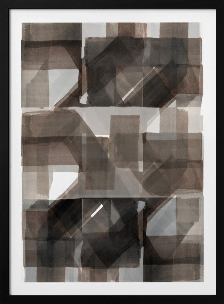 Abstract Dark Hammered 2 | Poster