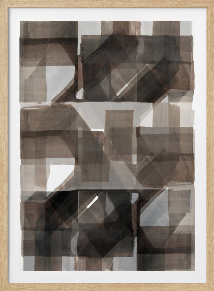 Abstract Dark Hammered 2 | Poster