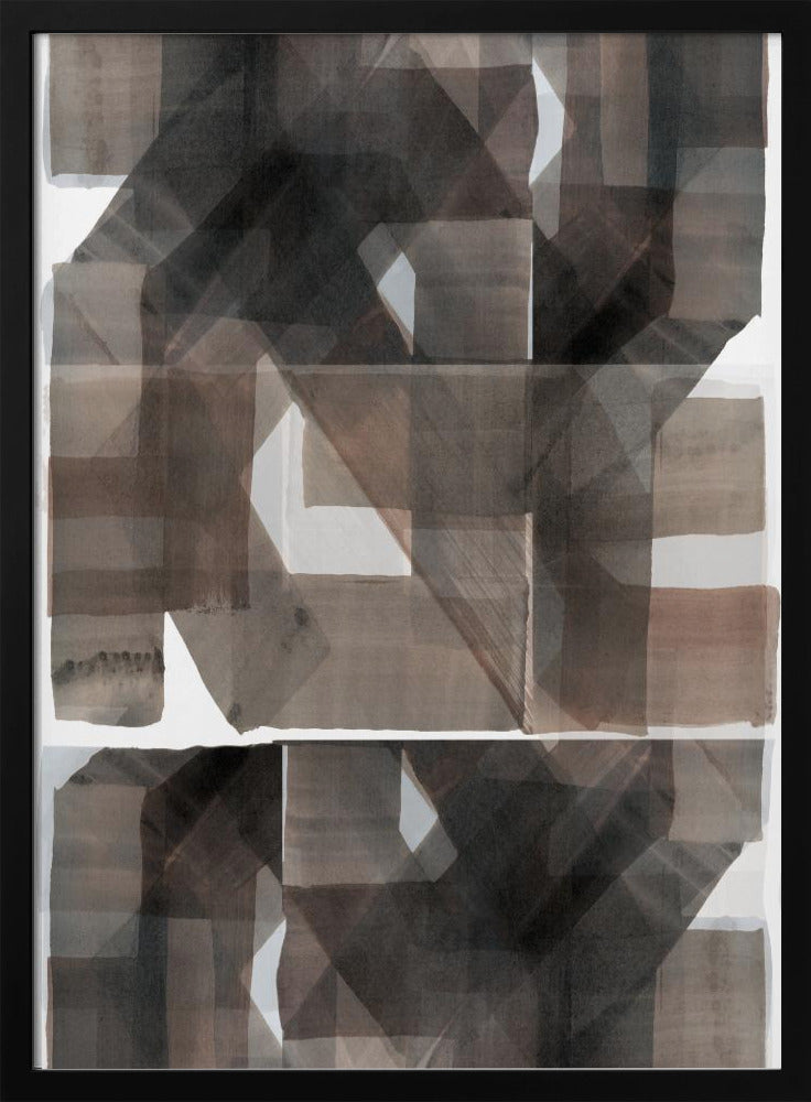 Abstract Dark Hammered 1 | Poster