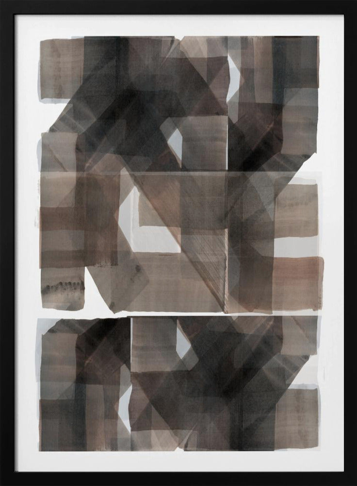 Abstract Dark Hammered 1 | Poster