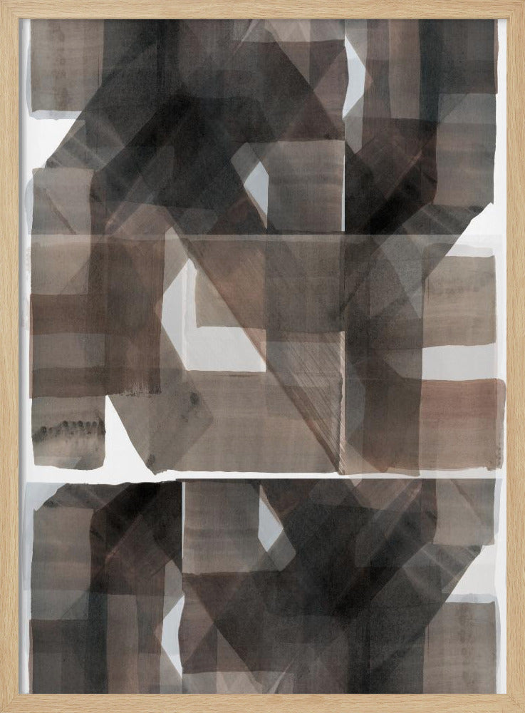 Abstract Dark Hammered 1 | Poster
