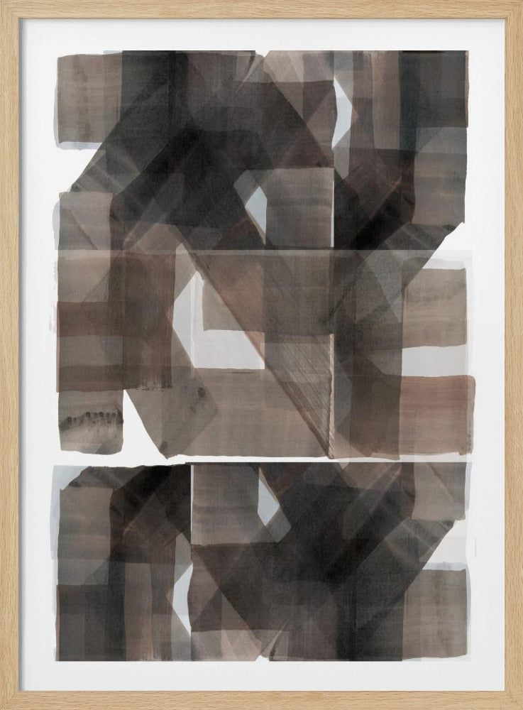 Abstract Dark Hammered 1 | Poster