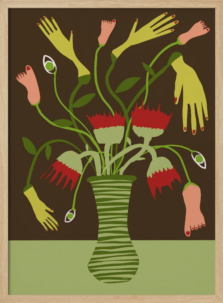 Die seltsame Vase | Poster