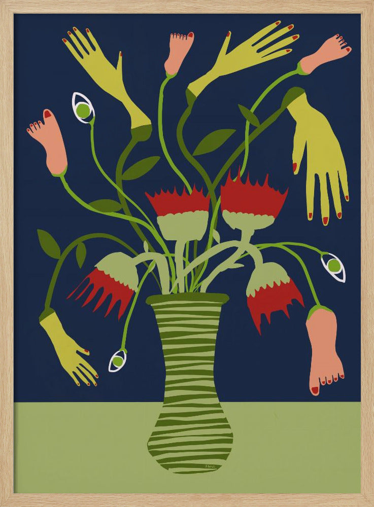 Die seltsame Vase | Poster