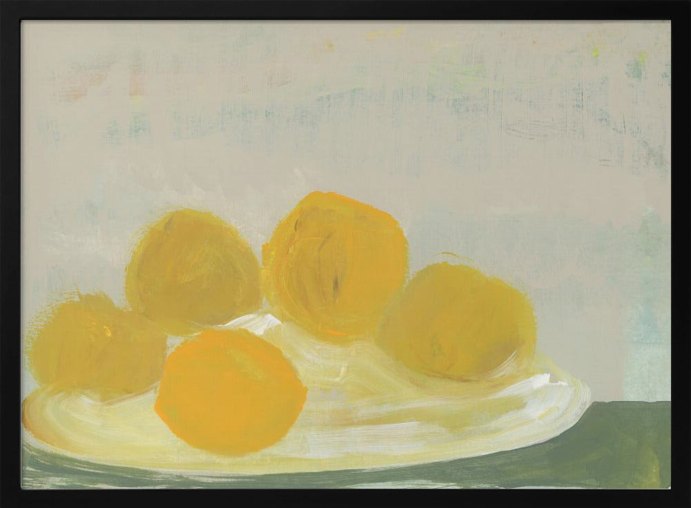 Limoni sul piatto Nr. 1 | Poster