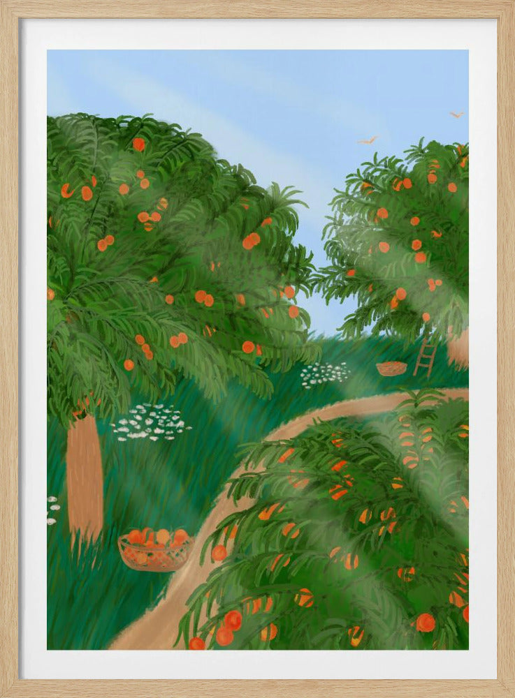 Pfirsichgarten | Poster