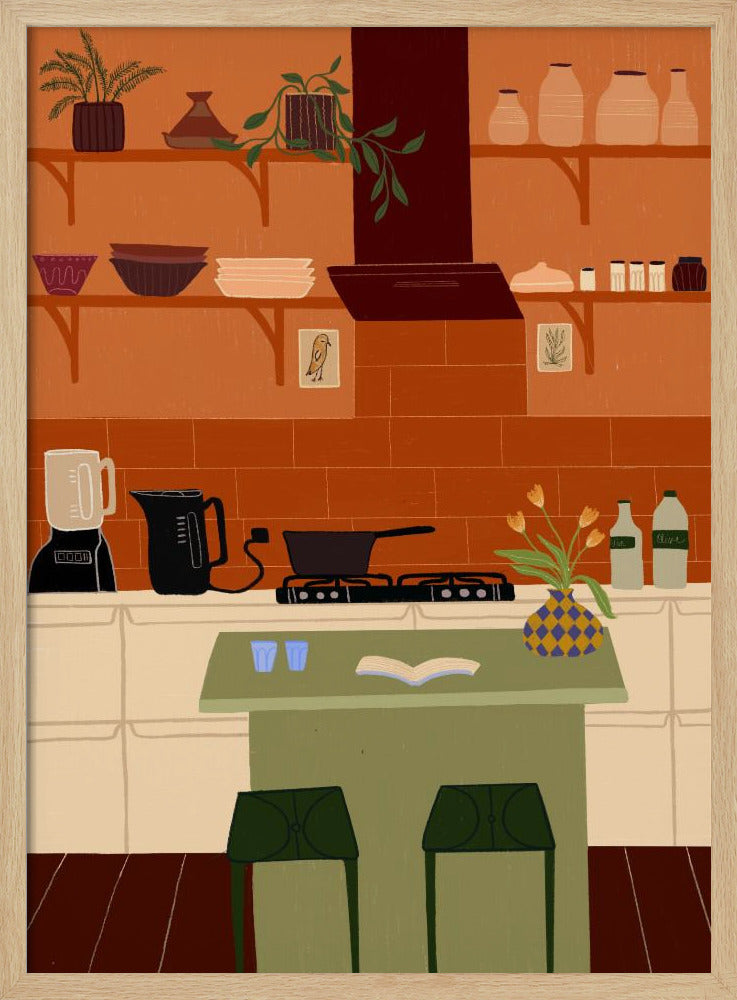 Erdige Küche | Poster