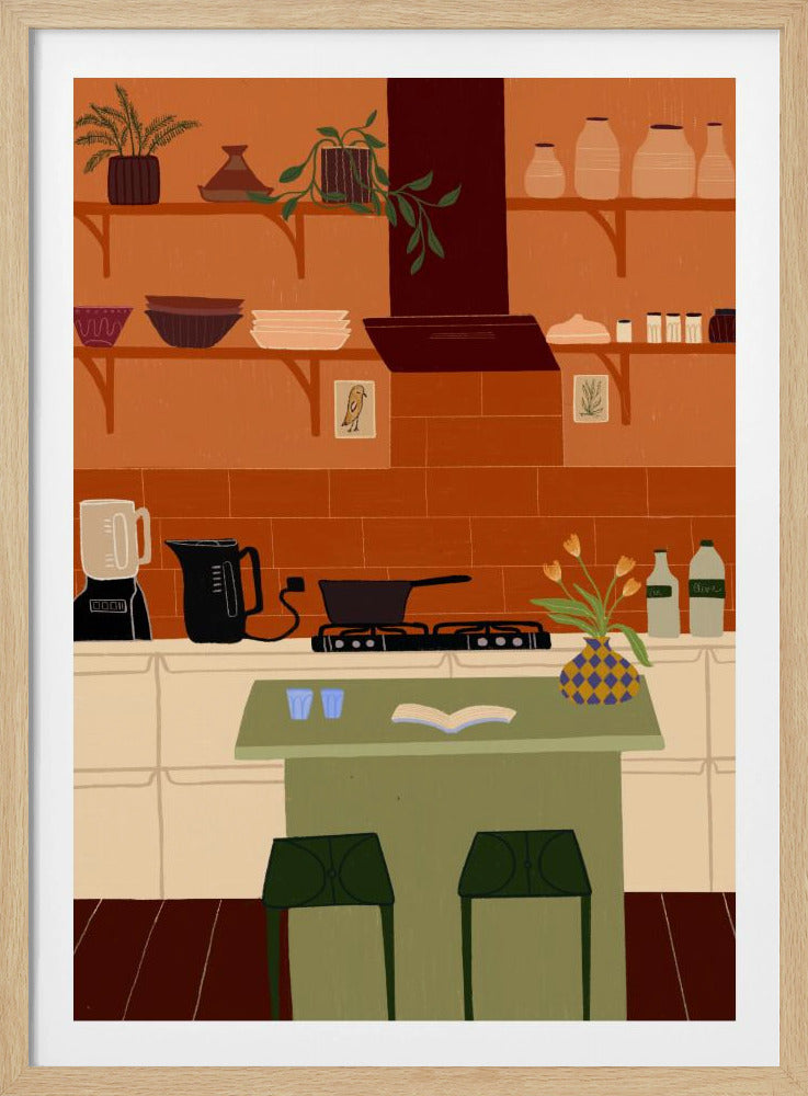 Erdige Küche | Poster